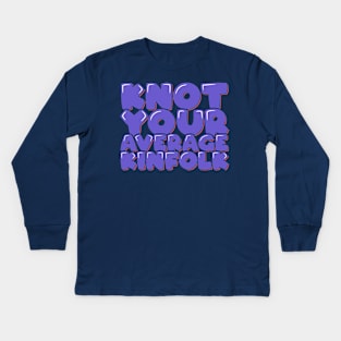 Family Reunion Not Your Average Kinfolk Kids Long Sleeve T-Shirt